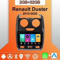Android Carplay Automobilinis Radijas Renault Duster 2015-2020 Multimedijos Grotuvas Pagrindinis Įrenginys Stereo GPS Navigacija BT WIFI 2+32GB 2+32GB orange