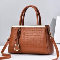 Madinga krokodilo rašto moteriška peties rankinė Nauja moteriška dizainerio aukštos klasės stereotipinė moteriška rankinė Didelė messenger tipo tote rankinė brown