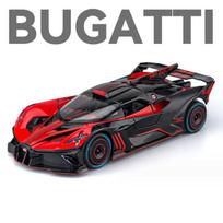Nauja 1:24 Bugatti Bolide lydinio sportinio automobilio modelis Metaliniai žaisliniai transporto priemonės modeliai Automobilio modelis Didelio tikslumo kolekcija Vaikų žaislas Dovana raudona
