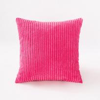 Šiaurietiško stiliaus prabangus dryžuotas dekoratyvinis pagalvės užvalkalas - Universalus ir klasikinis dizainas 40x40 cm rožinė raudona spalva