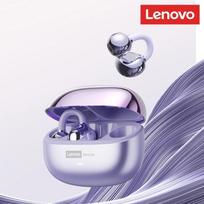 Originalios Lenovo LE302 Bluetooth 6.0 belaidės ausinės, ausies segtuko tipo, sportinės muzikinės ausinės, Hi-Fi stereo, su triukšmo slopinimo funkcija violetinė