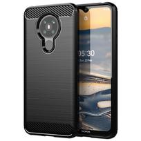 Dėklas Nokia 5.3 Dėklas Nokia 5.3 Minkštas TPU Buferis Anglies Pluošto Telefono Dėklas Nokia XR20 2.4 3.4 5.4 6.2 7.2 8.3 5.3 Fundas For Nokia XR20 juoda