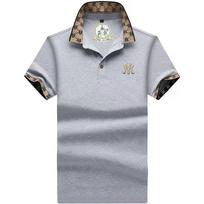 TrendHub vyriški trumpomis rankovėmis marškinėliai Polo marškinėliai Nauji aukštos kokybės verslo marškinėliai XL gray