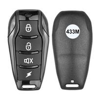 433/315MHZ Nuotolinio valdymo pulto dublikatoriai Automatinis 4 kanalų kodas Garažo vartų durų atidarymo nuotolinio valdymo pulto dublikatorius Klonuojantis kodą Automobilio raktas Remote black