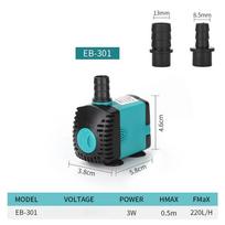 Itin tylus 3-25W panardinamas vandens fontano siurblys filtras žuvų tvenkiui akvariumui vandens siurblys rezervuaras fontanas ES JAV 110V-240V US Plug 110V 60HZ