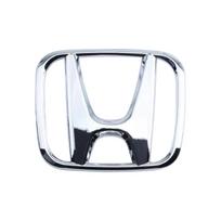 42*50MM Automobilio vairo centro emblemos logotipo lipdukas priedai Honda CRV HRV Civic Accord Fit Jazz City Odyssey Silver white