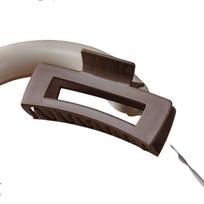 New Soft Silicone 10.5 Women's Anti-Drop Shark Hair Clip - Anti-Collision Back of Head Claw Clip. tamsios kavos spalvos