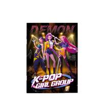KPop Demonų Medžiotojo Spalvinimo Knygelės Mielas Animacinis Sekimo Vaikų Tapybos Eskizavimo Raštinės Knyga Kūrybiškos Lėlytės Gimtadienio Dovana black