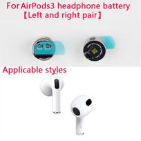 Įkraunama ličio baterija AirPods 1 2 3 4 kartos AirPods Pro ausinėms Pakeičiama baterija 2PCS For AirPods 3