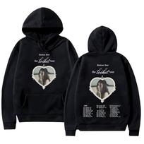 Madison Beer Locket Tour 2026 Hoodies Grafiniai Drabužiai Y2K Nauji Megztiniai Madingi Laisvalaikio Puloveriai M juoda
