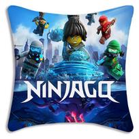 Šaunus žaidimas Ninjago pagalvių užvalkalai Animacinis sofa Dekoratyvinis namai Dvipusis spausdinimas Trumpas pliušas Mielas pagalvės užvalkalas 30cmx30cm blue