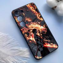 Anime D-Demons Slayers telefono dėklas Samsung S25 Ultra S24 S23 S22 S21 S20 Plus Fe Galaxy A54 A53 A34 A25 Silikoninis dangtelis Samsung S24 FE