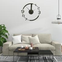 Stilingi Modernaus Klasikinio Dizaino Sieniniai Laikrodžiai | Elegantiškas 12 colių Sieninis Laikrodis Namų, Biuro, Svetainės, Miegamojo Dekorui (Skaitinis skaičius) gray