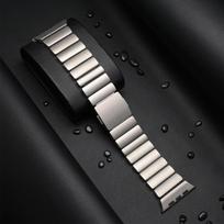 Titano dirželis Apple Watch Ultra 3 49mm Guminis dirželis Vyriška apyrankė Iwatch Series 11 10 46mm 9 8 7 4 5 6 SE3 44mm 45mm Diržas 44mm 45mm 46mm 49mm&L(175mm) black