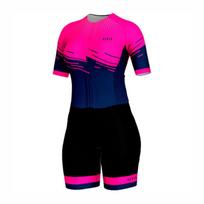 Moterų dviratininko marškinėliai Triatlono apranga Tri Suit Skinsuit Conjunto Dviračio kombinezonas Sportinis plaukimo bėgimo kombinezonas Ropa Ciclismo Hombre M blue