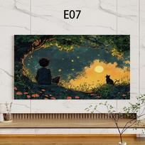 1 vnt. TV dangtelis nuo dulkių Namų 32/43/50/55/65 colių pakabinamas LCD televizoriaus dangtelis Namų universalus televizoriaus dekoratyvinis dangtelis 115x70cm brown