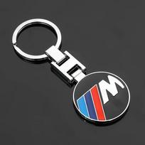 3D Metalinis/Odinis Automobilio Logotipas Raktų Pakabukas Raktų Žiedas Automobilio Interjero Aksesuarai BMW M E46 E90 E60 F30 F10 X1 X2 X3 X5 X4 X6 X7 G30 white