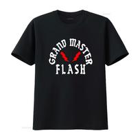 Didžiojo meistro Flash marškinėliai Furious Five DJ Sugarhill Senosios mokyklos hiphopo spaudinys vintage Skalbti dizainerio drabužiai Tamprūs vyriški 4XL black
