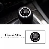 GLC GLB Automobilio Pavarų Dėžės Valdymo Svirties Lipdukas Pavarų Rankenos Emblema Mercedes Benz AMG W203 W206 W220 W205 W211 W212 W201 W210 W10 black