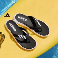 Adidas COMFORT FLIP šlepetės - Atverčiamos šlepetės vyrams ir moterims Adidas sportinių batų modelis EG2069 39 juoda