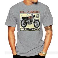 marškinėliai Bultaco Klasikiniai purvo dviračiai Vyriški T-shirt vyriškas prekės ženklas marškinėliai vyrai vasariniai medvilniniai t-shirt L beige