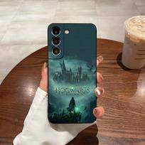H-Hogwartss Legacy telefono dėklas Samsung S26 S24 Ultra S25 S23 Fe S22 S20 S21 Plus A54 A34 A53 A16 Galinis dangtelis Samsung s23fe black