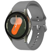Originalus silikoninis dirželis Samsung Galaxy Watch 7/6/5/4 44mm 40mm 5 Pro sportiniam apyrankės Galaxy Watch 6 4 Classic 47mm 43mm Samsung Watch 6 gray
