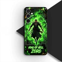 Telefono dėklas Samsung Galaxy S22 S21 S20 FE Ultra Plus A07 A17 A15 A16 A25 A57 A37 dėklas Sanji One Pieces Luffy Roronoa Zoro Samsung S21 Plus green