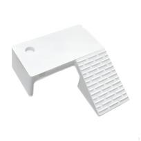 Vėžlių deginimosi akvariumo gyvūno kriauklės prieplaukos ornamentas Dekoracija Lipimo rampos agamai L 26cmx24cmx7.5cm white