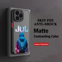 KARŠTAS JuL C'est Pas Des Lol Dėklas Telefonui Xiaomi Redmi Note 14 13 12 12S 11 11S 10 10S 9T 9S 8 7 Pro Plus 4G 5G Matinis Skaidrus Redmi Note 14 4G gray