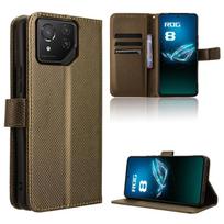 Odinis atlenkiamas piniginės dėklas, skirtas Asus Rog Phone 9 8 Pro, magnetinis knygos tipo laikiklis, telefono dėklai Shell Coque Capa Rog Phone 9 Pro gray
