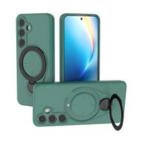 360° besisukantis magnetinis žiedas stovas dėklas, skirtas Samsung S26 S25 S24 S23 Ultra Plus, MagSafe belaidžiam įkrovimui, apsaugantis nuo smūgių Galaxy S25