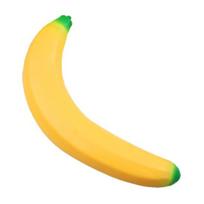 Banano suspaudžiamas žaislas Didelis bananas Streso malšinimo žaislas Minkštas TPR Lėtai atšokantis Fidget žaislas Vaikams Suaugusiems Gimtadienio Kalėdų Dovana Dėmesiui Ir Atsipalaidavimui 1pc yellow