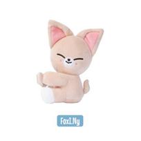 SKZOO Everywhere All Around the World in SEOUL Strap Plush FoxI.Ny beige
