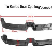 Ford Tourneo Custom Spoileris ant stogo be gręžimo, galinis sparnas, aksesuaras No-drill spoiler set gray