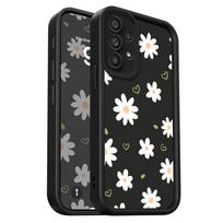 Plaukiojančių ramunių dėklas telefonui Samsung Galaxy A54 A34 A14 A73 A53 A33 A23 A13 A72 A52 A52S A32 A22 A71 4G 5G Laiptinė Minkštas dangtelis Samsung A12 juoda