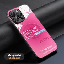 Spalvingas jautis energinis gėrimas sultys Telefono dėklas iPhone 17 16 15 14 13 12 11 Plus Pro Max Aukščiausios klasės prabangus Magsafe Avikailis iPhone 16 Plus gray