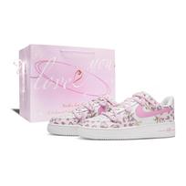Nike Air Force 1 Rožinės Leopardinės Odos Atsparūs Trinčiai Žemi Kateboardo Batai Moteriški Rožiniai FV3654-111(team1333--DĖŽUTĖ) 38 white