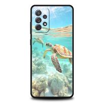 Šaunus vandenyno vėžlio dėklas telefonui Samsung Galaxy A15 A13 A51 A71 A41 A31 A21S A03S A05 A35 A32 A55 A23 A25 A33 A53 A73 5G Galaxy A55