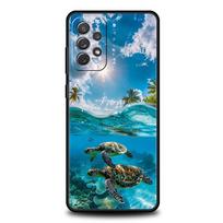 Šaunus vandenyno vėžlio dėklas telefonui Samsung Galaxy A15 A13 A51 A71 A41 A31 A21S A03S A05 A35 A32 A55 A23 A25 A33 A53 A73 5G Galaxy A03s