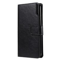 Odinis dėklas Samsung Galaxy S24 S25 S26 Ultra S23 FE S22 S20 S21 S10 Plus Note 10 20 9 5G Flip Kortelių lizdas Piniginė Telefono dėklas For S26 juoda
