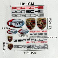 Skirta Porsche Cayenne Panamera Macan 911 Taycan Boxster Cayman 918 Pajun Automobilio kėbulo dekoravimo lipdukai Durų įbrėžimus blokuojantys lipdukai gray