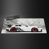Digital art sports car design Mouse Pad Desk mat Gaming mats rubber antislip Durable desk accessories Keyboard desktop pad rug 800x300x2mm