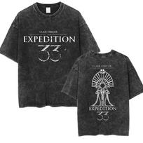 Tengen Toppa Gurren Lagann Spausdinti marškinėliai Oversized Unisex Skalbti Retro viršus Japonų karštas Anime karštas produktas Poroms Streetwear 4XL gray