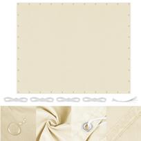 5M/4M/3M/2M Pergolos Vandeniui Atsparus Dangalas Lauko Sodo Terasa Carport UV Blokas Šventės Stogelis Baseinas Stovyklavietės Markizė Pastogė Saulės Gaudyklė (Beige,2Mx2M) smėlis