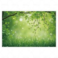 MOON.QG Pavasario pievos fonai Žalia žolė Bokeh šviesa Fonas Vaikų fotografijos reikmenys Fotografavimo rekvizitai Fotostudija 60x40cm