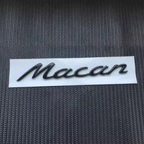 3D Automobilio Emblema Galinės Bagažinės Raidė Dekoratyvinė Lipduko Aksesuaras Porsche Panamera Cayman Boxster Cayenne Macan GTS Taycan Turbo gray