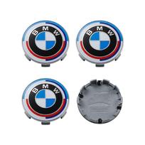 4 vnt. Automobilio emblema Ratų centrinio dangtelio apdangalai Automobilio ratlankio apdangalas BMW M Performance 1 3 5 7 serijoms M3 M4 M5 M6 X1 X3 X5 X6 X7 E30 E34 E36 E39 E46 balta