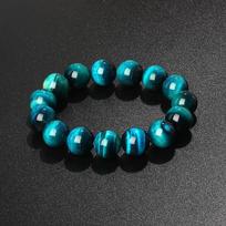 Natūralus tigro akies, hematito, obsidiano karoliukų apyrankė apsaugai, drąsai, įžeminimui ir dvasiniam aiškumui, energijos padidinimui 8mm Beads&21cm(8.27inch) black