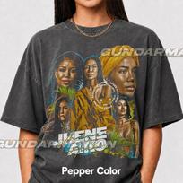 Jhené Aiko Vintage Unisex Tee - Vintage R&B Soul Shirt, Jhene Aiko None of Your Tshirt, Gift for Women and Men, Jhene Aiko R2B B2K FD L brown